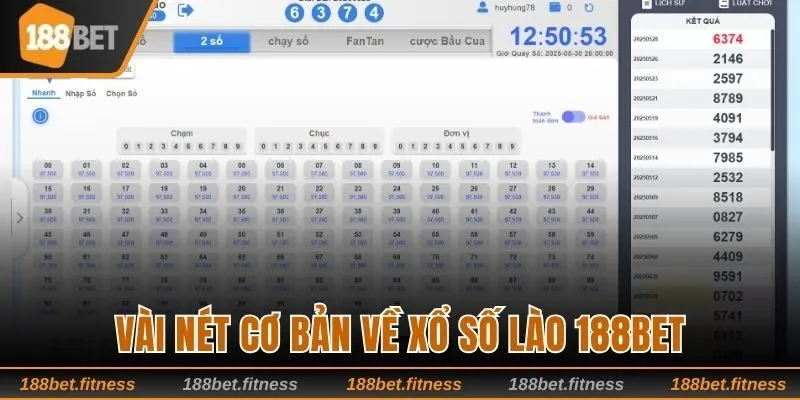 Giới thiệu một số nét cơ bản về xổ số Lào 188bet.