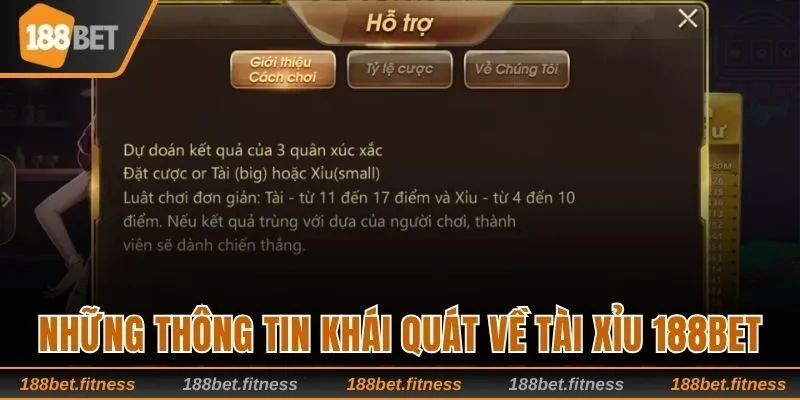 Những thông tin thú vị nhất về Tài Xỉu tại 188bet