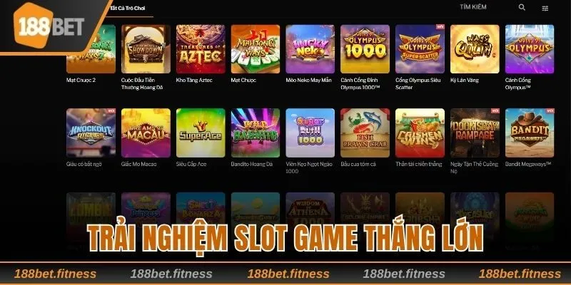 Trải nghiệm slot game vui vẻ với cơ hội thắng lớn